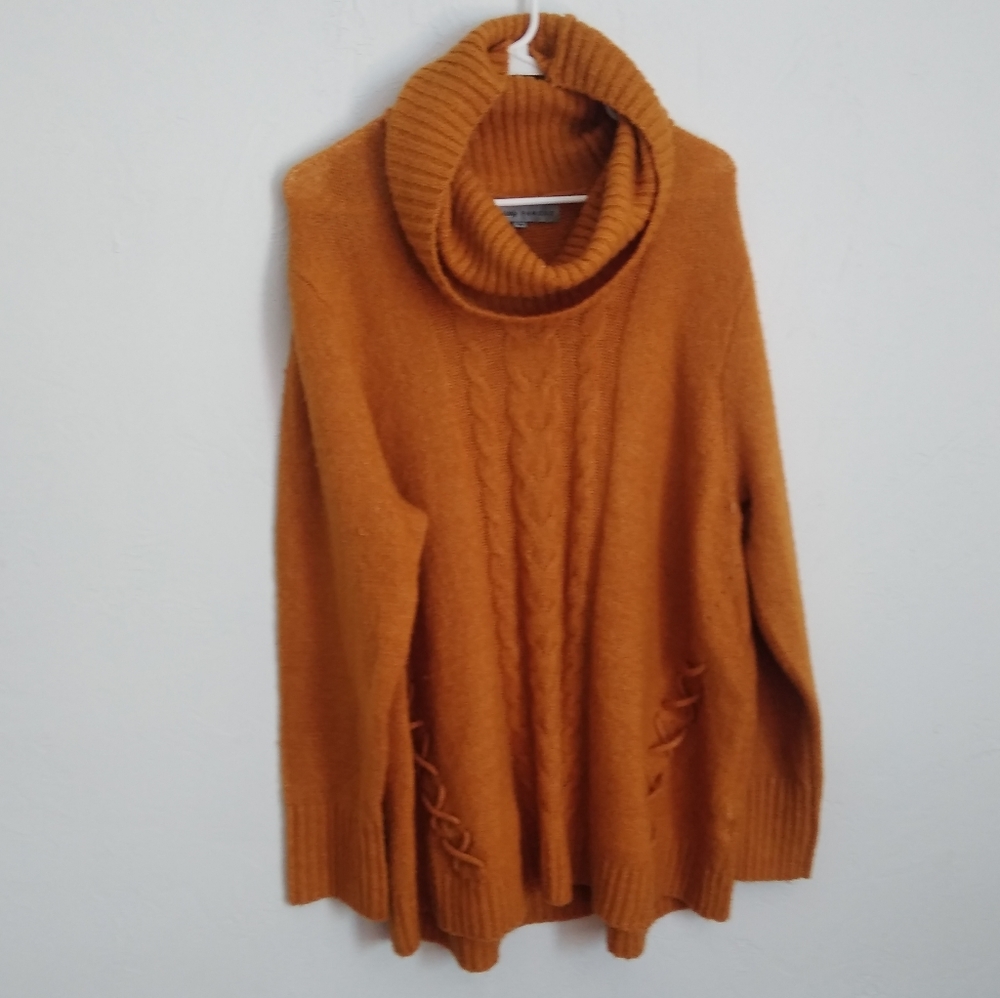 ✨3 for $25✨ NWT burnt orange cowl neck sweater